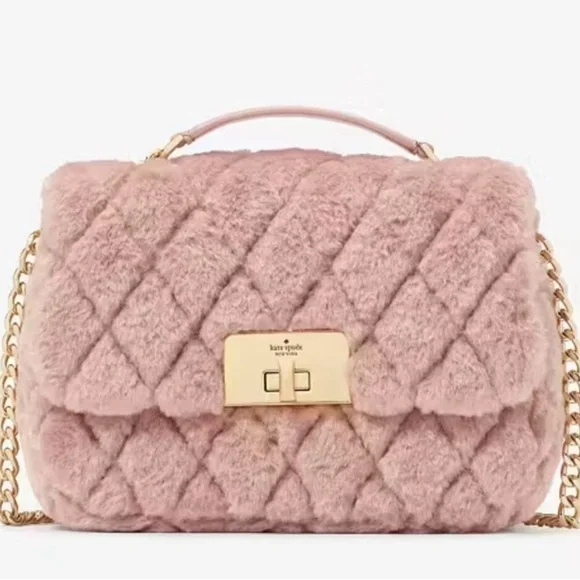 Kate Spade Blush Quilted Shoulder Bag Kate Spade Blush Pink Katy Medium Convertible Shoulder  main image 2